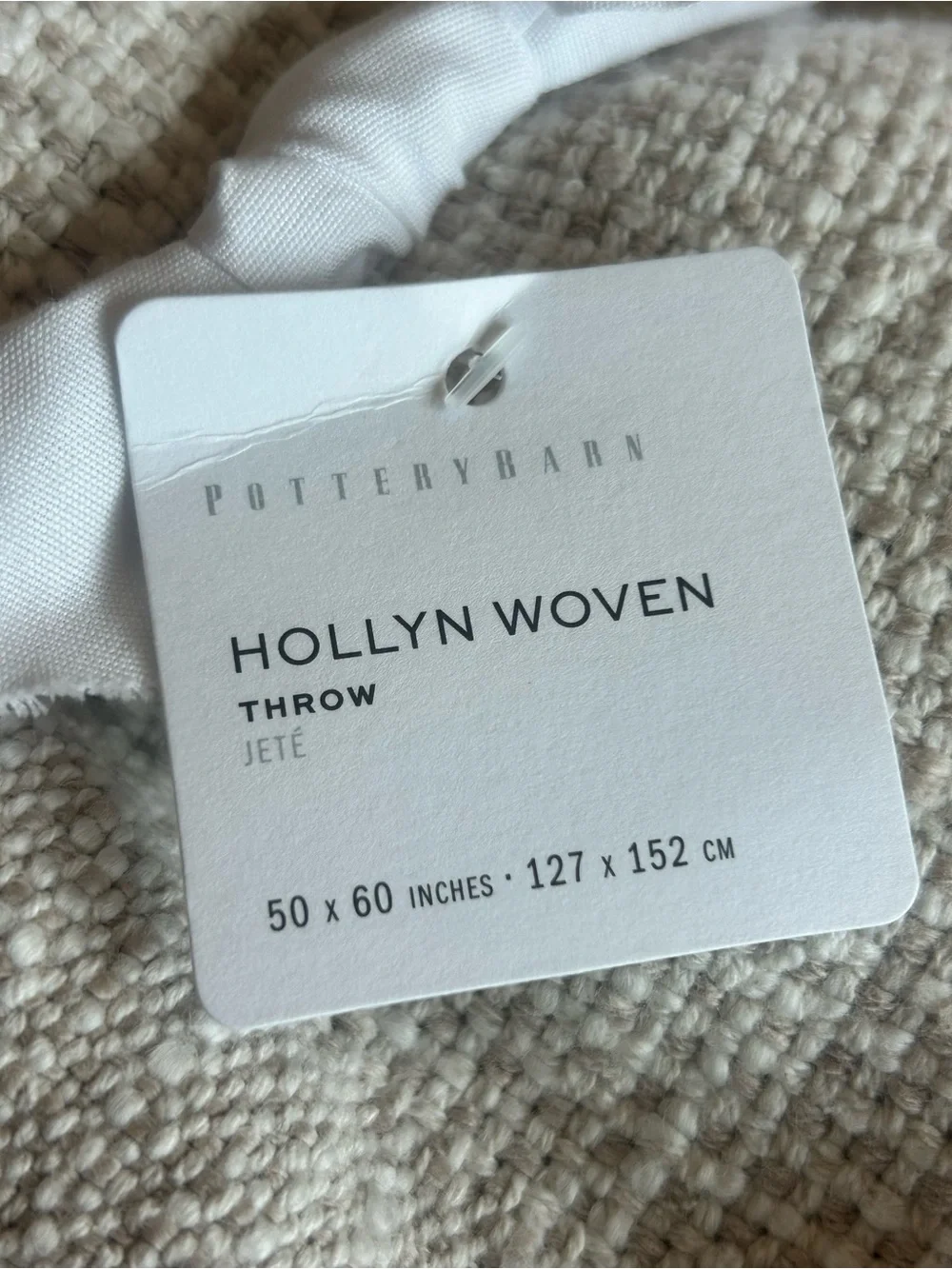 Pottery Barn Hollyn Cotton Woven Throw